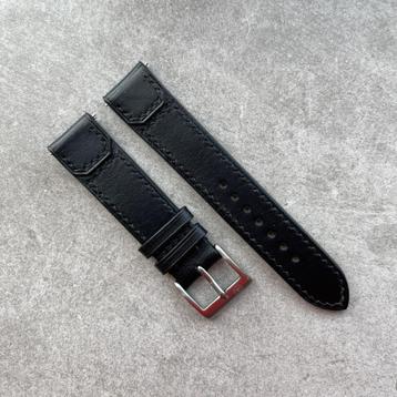 Horlogebandje Buttero zwart 19/16 mm van de Strap Tailor beschikbaar voor biedingen