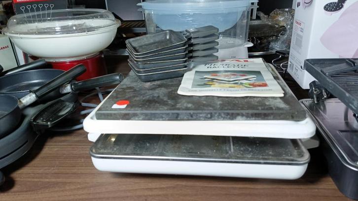 Tefal Pierrade raclette 6-persoons gourmetstel, Witgoed en Apparatuur, Gourmetstellen, Gebruikt, 4 t/m 7 personen, Ophalen of Verzenden