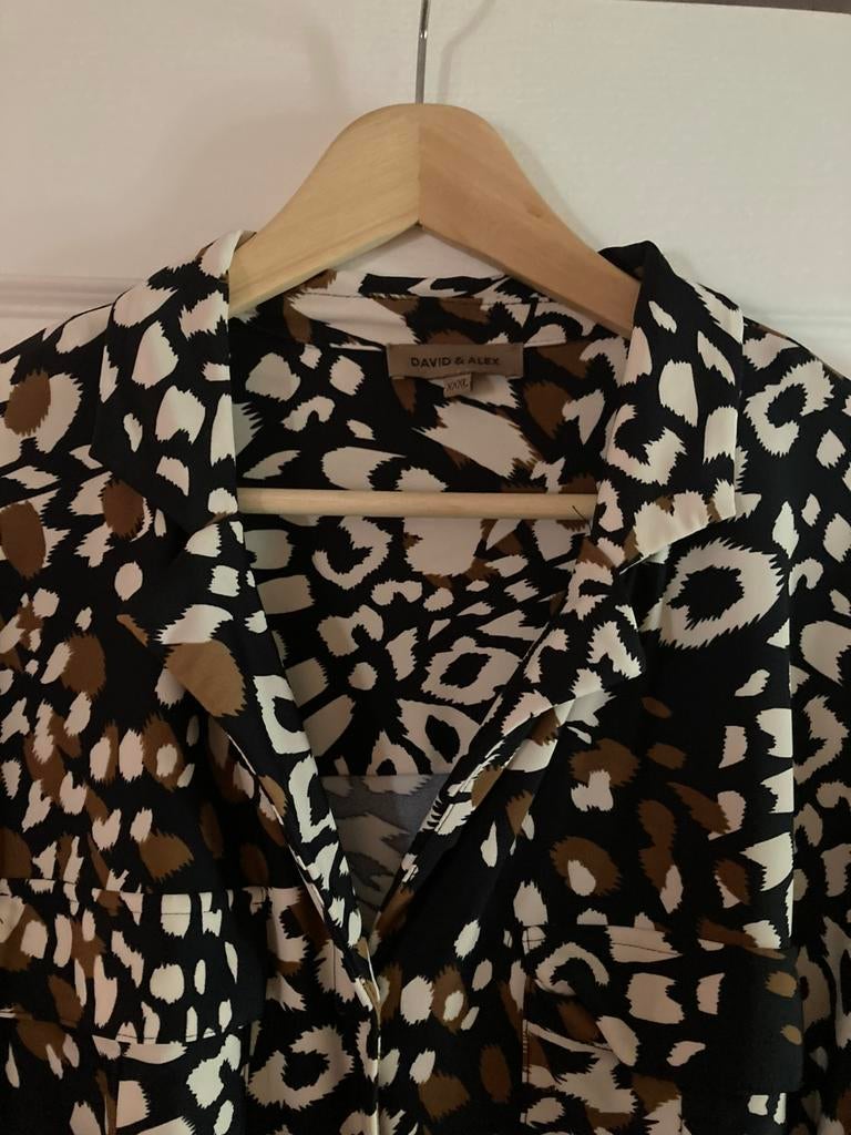 David en alex jurk maat XXXL, Kleding | Dames, Verzenden, Zo goed als nieuw, Maat 46/48 (XL) of groter, Onder de knie