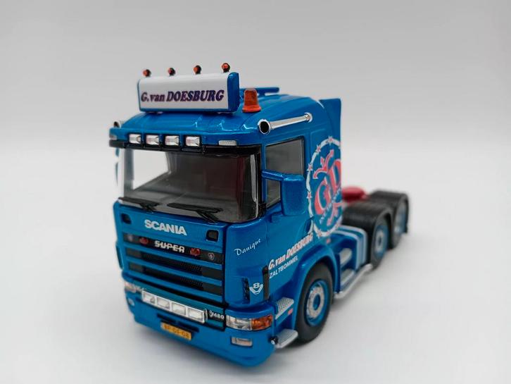 WSI SCANIA R4 - G. VAN DOESBURG, Hobby en Vrije tijd, Modelauto's | 1:50, Nieuw, Bus of Vrachtwagen, Wsi, Ophalen of Verzenden