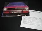 Opel Ascona A, introductie, maart 1971, Ophalen of Verzenden, Gelezen, Opel