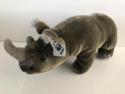 WWF neushoorn knuffel 2 stuks, Kinderen en Baby's, Speelgoed | Knuffels en Pluche, Ophalen of Verzenden