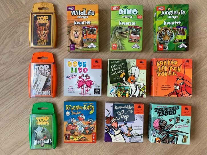 Kaartspelletjes Verzameling, Hobby en Vrije tijd, Gezelschapsspellen | Kaartspellen, Zo goed als nieuw, Ophalen of Verzenden