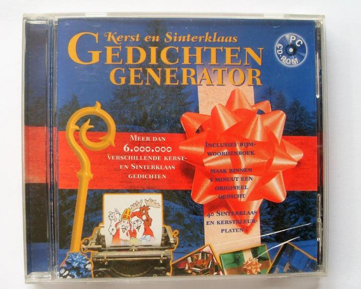 Kerst en Sinterklaas gedichtengenerator / rijmen / versjes, Diversen, Sinterklaas, Zo goed als nieuw, Ophalen of Verzenden