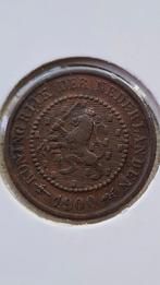 1/2 cent 1900 #2, Postzegels en Munten, Munten | Nederland, Ophalen of Verzenden, Koningin Wilhelmina, Overige waardes, Losse munt