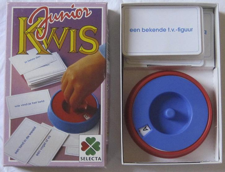 Junior Kwis / Pim pam pet - Selecta 6-12 jaar 2-10- spelers, Hobby en Vrije tijd, Gezelschapsspellen | Kaartspellen, Zo goed als nieuw