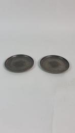 Vintage Daalderop onderzetters x2  tin, 8,5 cm diameter 7A12, Antiek en Kunst, Ophalen of Verzenden
