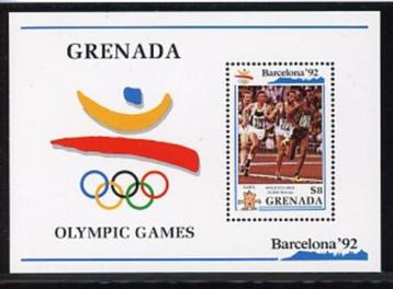 Grenada- 1992- blok= motief Olympische Spelen  beschikbaar voor biedingen