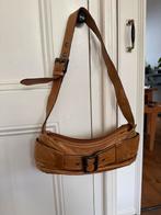 Vintage Claudio Ferrici Leren Handtas, Ophalen of Verzenden, Zo goed als nieuw, Bruin, Handtas