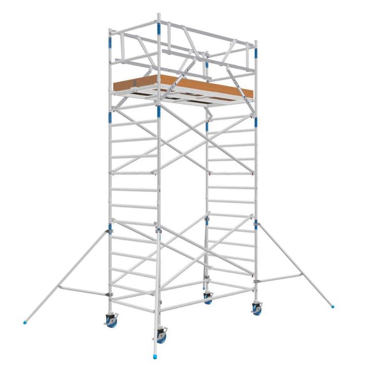 ALX  Basic rolsteiger 135 x 250  Actie !, Doe-het-zelf en Verbouw, Steigers, Nieuw, Rolsteiger of Kamersteiger, 5 meter of hoger