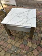 tafel met rvs lade, Huis en Inrichting, Tafels | Sidetables, Ophalen, 50 tot 100 cm, Vierkant, Zo goed als nieuw