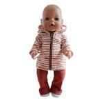 Poppenkleding / jas voor pop 43cm, Ophalen of Verzenden, Nieuw, Babypop
