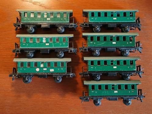 Trix Express 20/114 - Rijtuigen (7x), Hobby en Vrije tijd, Modeltreinen | H0, Gebruikt, Wagon, Gelijkstroom, Trix, Ophalen of Verzenden