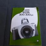 Canon 300/300 qd camera gebruiksaanwijzing, Ophalen of Verzenden, Gebruikt, Spiegelreflex, Canon