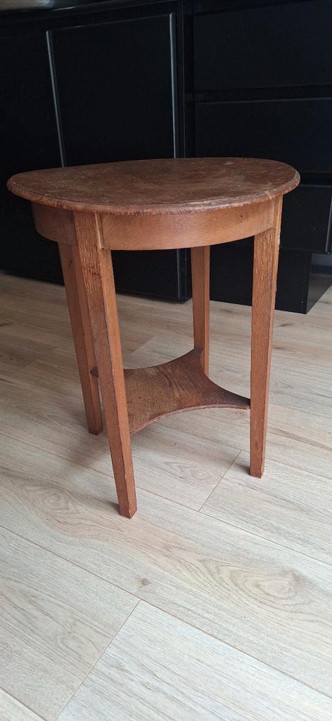 Vintage Houten Bijzettafel, Antiek en Kunst, Antiek | Meubels | Tafels, Ophalen