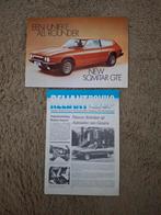 2x autofolder Reliant Scimitar, Verzenden, Zo goed als nieuw, Overige merken