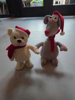 2 dansende en zingende kerstknuffels Intratuin, Diversen, Kerst, Ophalen of Verzenden, Zo goed als nieuw