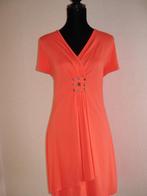 Oranje jurk maat 42, Oranje, Maat 42/44 (L), Knielengte, Zo goed als nieuw