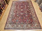 Vintage handgeknoopt perzisch tapijt sarough 278x190, 200 cm of meer, 150 tot 200 cm, Gebruikt, Rechthoekig