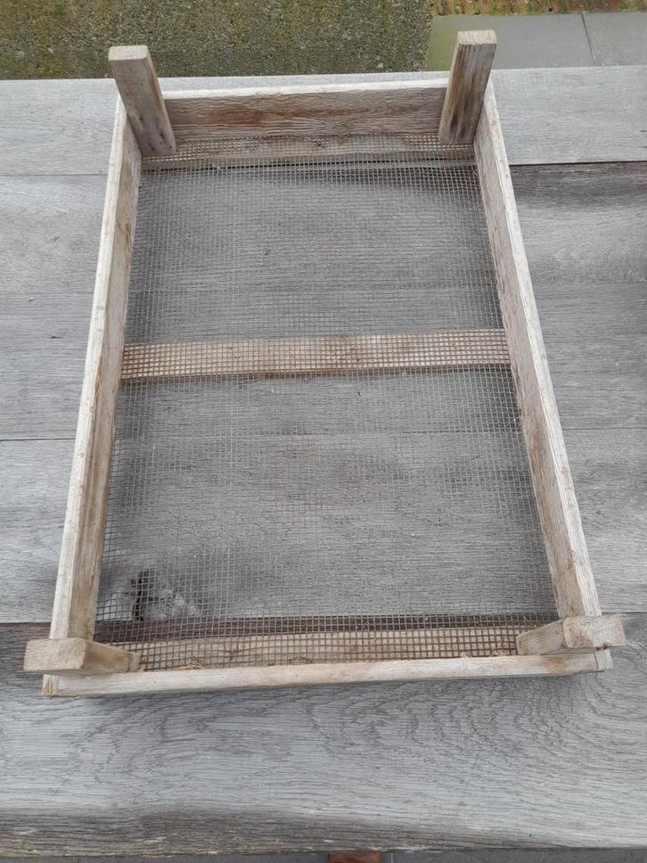 Houten gaasbak /droogkist, uienkist,  vijf stuks, stapelbaar, Doe-het-zelf en Verbouw, Kratten en Dozen, Gebruikt, Bak of Kist