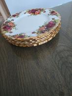 Royal Albert Old Country Roses gebak borden 16cm 6x, Antiek en Kunst, Antiek | Servies los, Ophalen of Verzenden