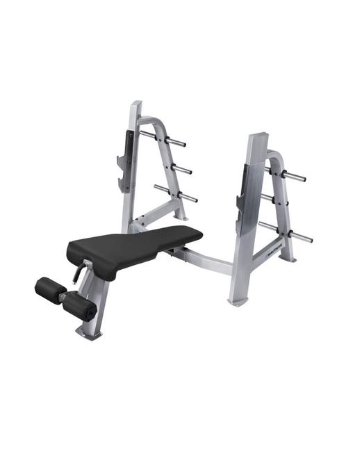Nautilus Evo Olympic Decline Bench | Chest Press | Bench Pre, Sport en Fitness, Fitnessmaterialen, Zo goed als nieuw, Fitnessbank