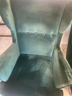 Mooie fluwelen stoelen 2x, Ophalen of Verzenden, Gebruikt, Stof, 75 tot 100 cm