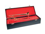 Miniatuur trombone in koffer, 8 cm decoratiemodel, Muziek en Instrumenten, Nieuw, Trombone, Ophalen of Verzenden