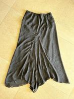 Opruimen ivm verhuizing Retro/ vintage zwarte rok merk YLOS, Maat 38/40 (M), Verzenden, Zwart, Zo goed als nieuw