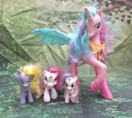 My Little Pony interactieve eenhoorn + 3 extra pony’s, Ophalen of Verzenden, Gebruikt