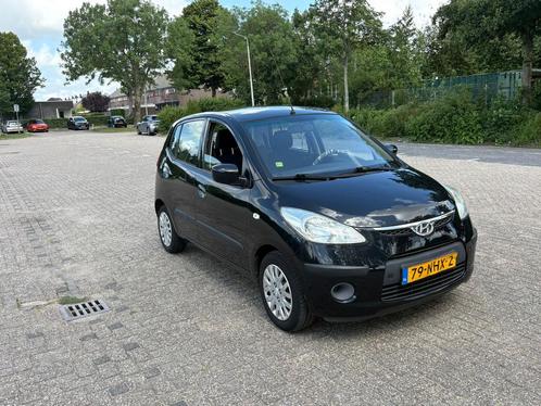 Hyundai i10 1.25 I 5DR AUT 2010 Zwart, Auto's, Hyundai, Particulier, i10, Airbags, Alarm, Elektrische ramen, Mistlampen, Benzine