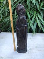 Uniek uit 1 stuk gesneden houten beeld bijbels figuur 35 cm, Ophalen of Verzenden