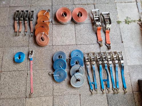 15 spanbanden, Doe-het-zelf en Verbouw, IJzerwaren en Bevestigingsmiddelen, Gebruikt, Overige typen, Ophalen of Verzenden