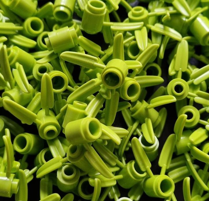 Lego bamboo with 3 leaves, Lime (per 25), Kinderen en Baby's, Speelgoed | Duplo en Lego, Nieuw, Lego, Losse stenen, Verzenden