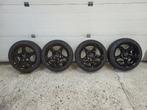 WINTER Fiat 500 bijna nieuwe banden en Borbet velgen 16 inch, Auto-onderdelen, Banden en Velgen, Ophalen, Gebruikt, Velg(en), 16 inch