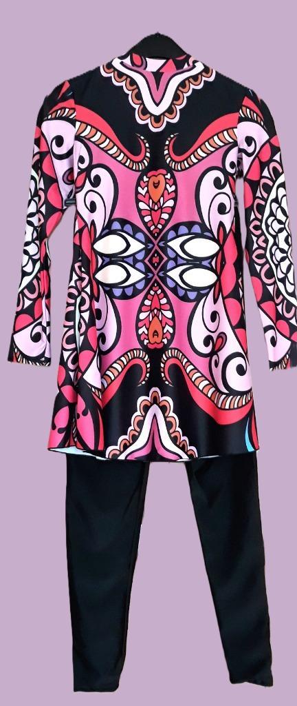 Mooie roze / zwarte burkini - Maat XS/ 164/170/176, Kleding | Dames, Badmode en Zwemkleding, Nieuw, Overige typen, Roze, Ophalen of Verzenden