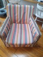 Gestreepte Ikea stoel, Huis en Inrichting, Fauteuils, Ophalen, Gebruikt, 75 tot 100 cm, 75 tot 100 cm