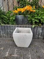 Mooie witte bloembak, Tuin en Terras, Ophalen, Steen, Minder dan 30 cm, Minder dan 60 cm