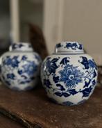 Set Chineese gemberpotten dekelpotten Aziatisch oosters, Antiek en Kunst, Curiosa en Brocante, Ophalen of Verzenden