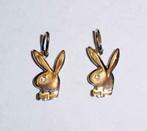 Hangertje Konijn Verguld 925 playboy, Verzenden, Nieuw, Goud, Dier