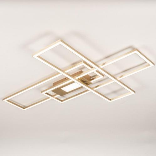 led plafondlamp goud keuken bank bed lamp afstandsbediening, Huis en Inrichting, Lampen | Plafondlampen, Nieuw, Ophalen of Verzenden