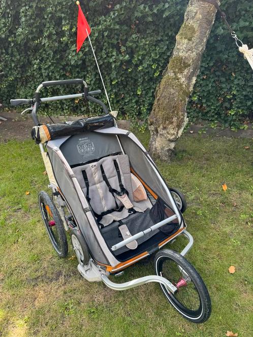 Thule fietskar Chariot CX2, Fietsen en Brommers, Fietsaccessoires | Aanhangers en Karren, Gebruikt, Kinderkar, Ophalen