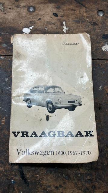 Vraagbaak p olyslager vw 1600 1967-1970 beschikbaar voor biedingen