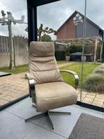 Luxe Relaxfauteuil - Zo goed als nieuw!, Ophalen, Minder dan 75 cm, Leer, Zo goed als nieuw