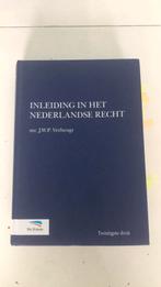 J.W.P. Verheugt - Inleiding in het Nederlandse recht, Ophalen of Verzenden, Zo goed als nieuw, J.W.P. Verheugt