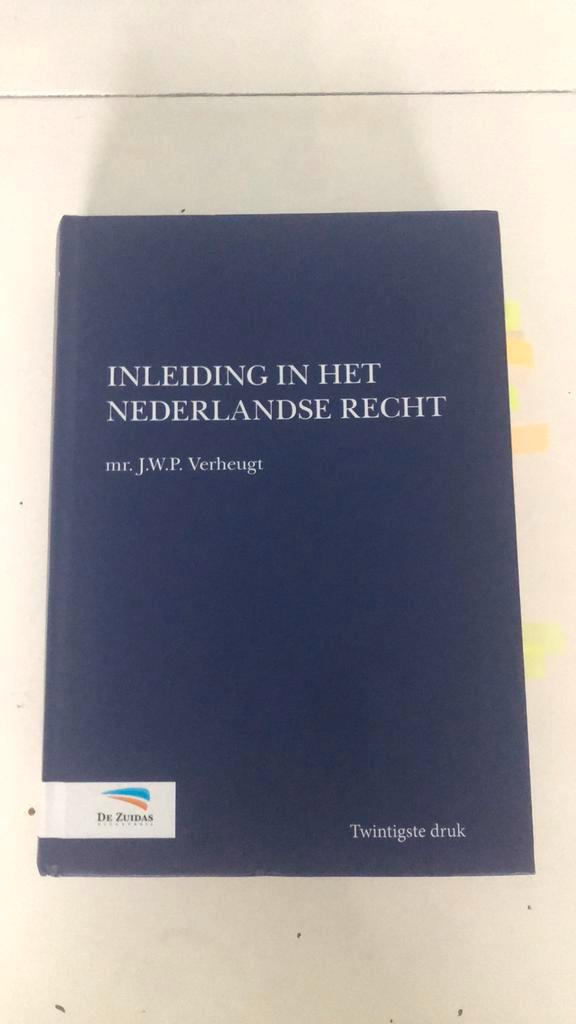 J.W.P. Verheugt - Inleiding in het Nederlandse recht, Boeken, Wetenschap, Zo goed als nieuw, Ophalen of Verzenden