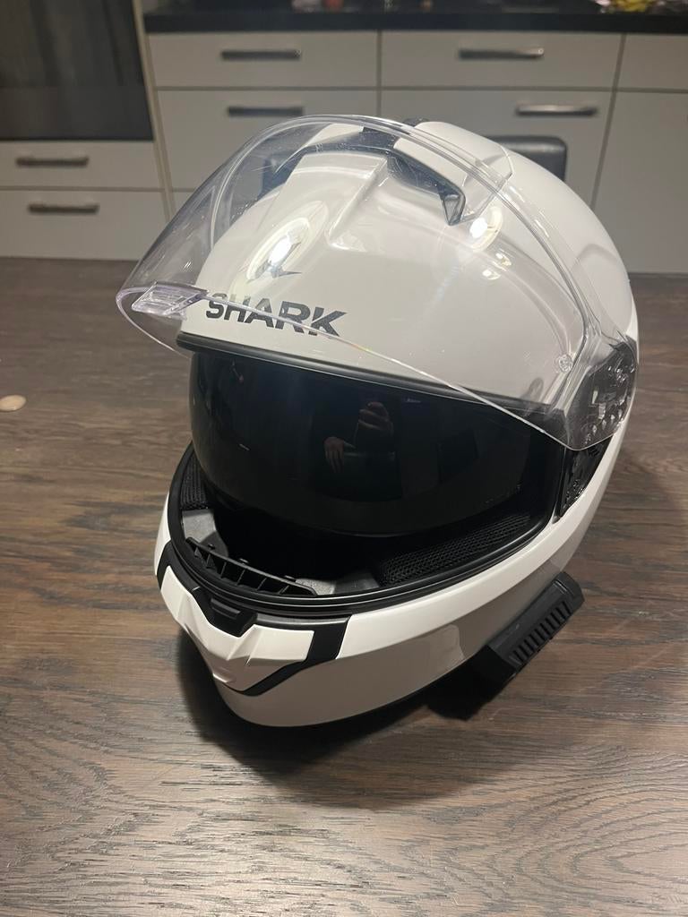 Shark Integraalhelm met Bluetooth Headset - Maat M, M, Heren, Shark, Ophalen of Verzenden