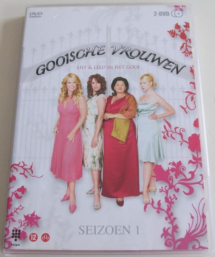 Dvd *** GOOISCHE VROUWEN *** 2-Disc Boxset Seizoen 1, Cd's en Dvd's, Dvd's | Nederlandstalig, Zo goed als nieuw, Tv fictie, Komedie