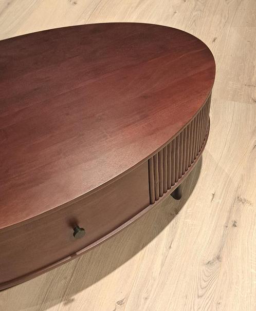 nu of nooit! salontafel Castana. Hout: Mango- & acaciahout, Huis en Inrichting, Tafels | Salontafels, Zo goed als nieuw, Minder dan 50 cm