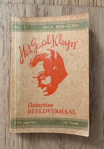 Het detective verhaal - Het geval Kleyn no.1 Dick Bos-serie beschikbaar voor biedingen
